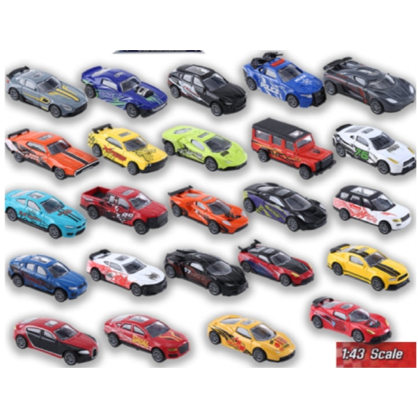 EMCO Pull Back Die Cast Assortment Car Collection