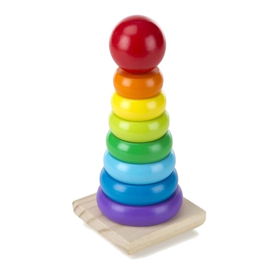 MELISSA & DOUG - Rainbow Stacker Classic Toy